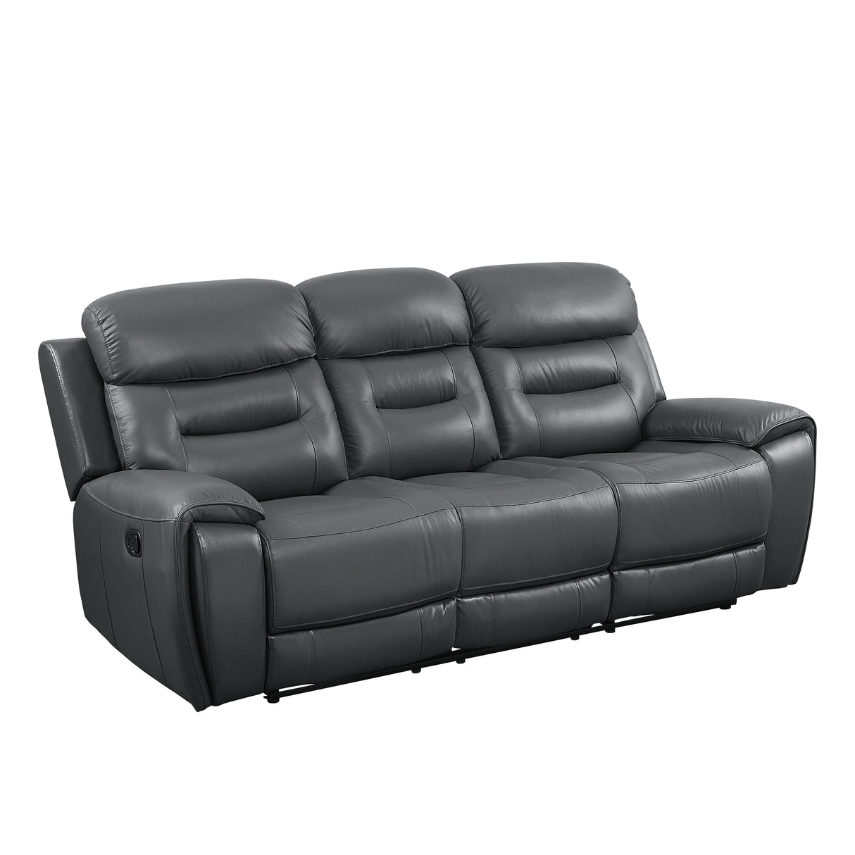 Acme - Lamruil Motion Sofa LV00072 Gray Top Grain Leather