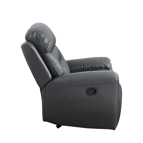 Acme - Lamruil Motion Recliner LV00074 Gray Top Grain Leather