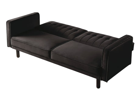 Acme - Qinven Adjustable Sofa LV00086 Dark Brown Velvet