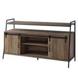 Acme - Rashawn Tv Stand LV00152 Rustic Oak & Black Finish