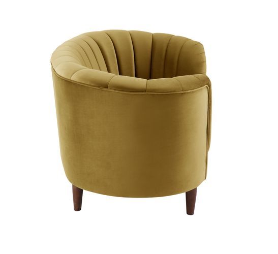 Acme - Millephri Sofa LV00163 Olive Yellow Velvet