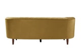 Acme - Millephri Sofa LV00163 Olive Yellow Velvet