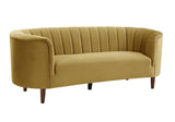 Acme - Millephri Sofa LV00163 Olive Yellow Velvet