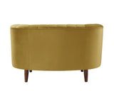 Acme - Millephri Chair LV00165 Olive Yellow Velvet