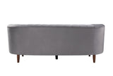 Acme - Millephri Sofa LV00166 Gray Velvet