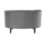 Acme - Millephri Chair LV00168 Gray Velvet