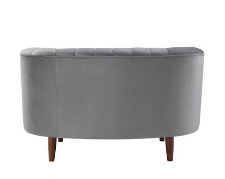 Acme - Millephri Chair LV00168 Gray Velvet