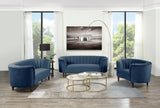 Acme - Millephri Loveseat LV00170 Blue Velvet