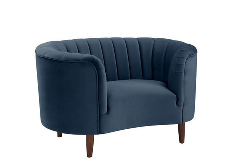 Acme - Millephri Chair LV00171 Blue Velvet