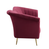 Acme - Callista Sofa LV00202 Red Velvet