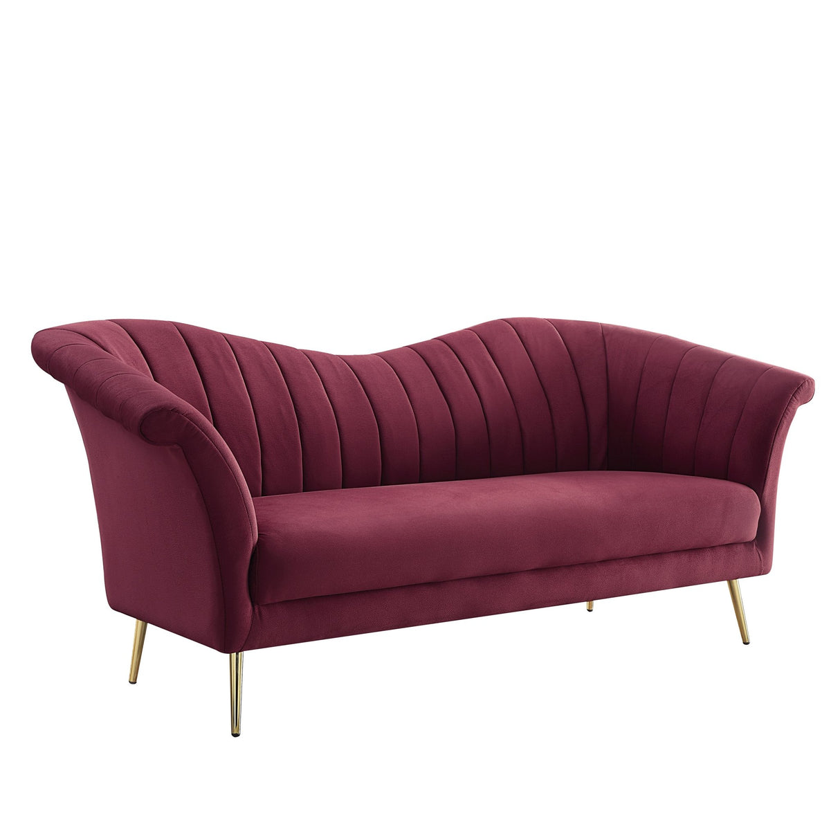 Callista Sofa LV00202 Red Velvet | Acme | Home Elegance USA