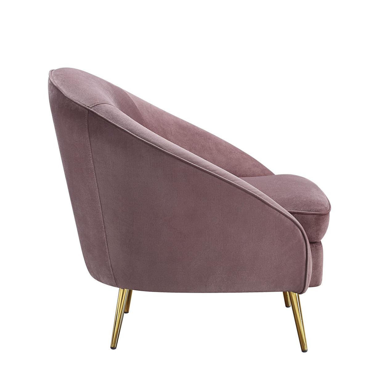 Acme - Abey Chair LV00206 Pink Velvet