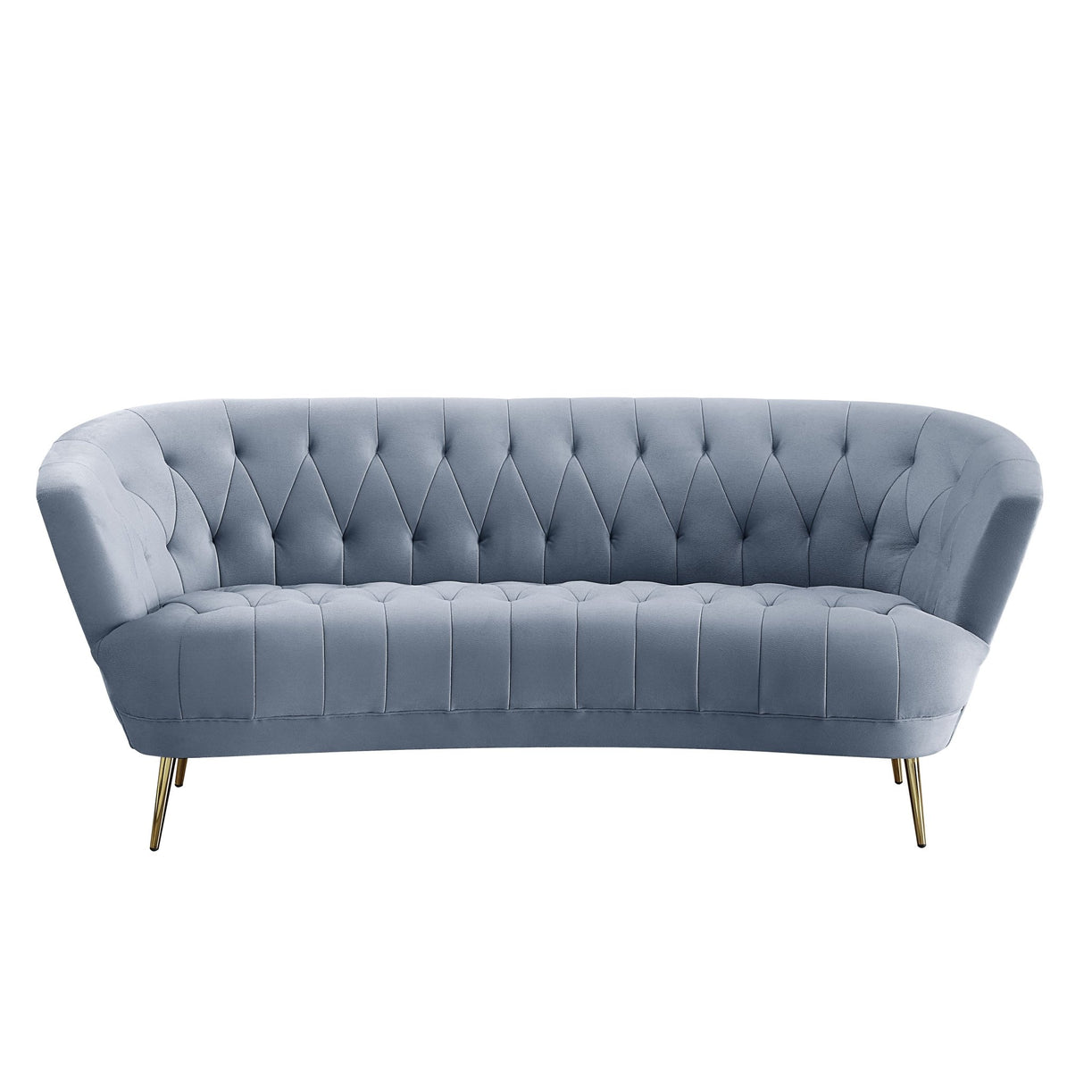 Bayram Sofa LV00207 Light Gray Velvet | Acme | Home Elegance USA