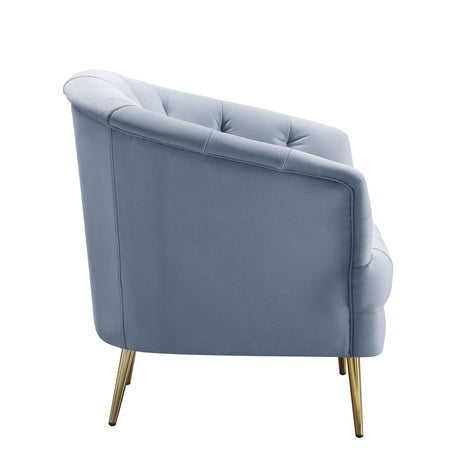 Acme - Bayram Sofa LV00207 Light Gray Velvet