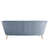 Bayram Sofa LV00207 Light Gray Velvet | Acme - LV00207 - Home Elegance USA - 4