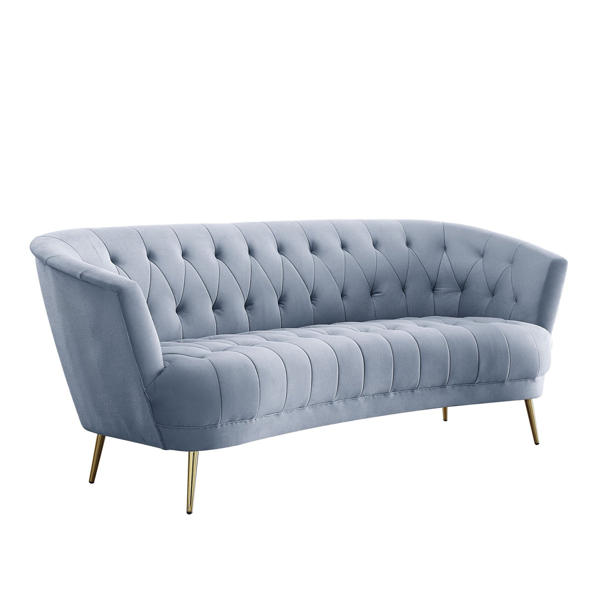 Bayram Sofa LV00207 Light Gray Velvet | Acme | Home Elegance USA