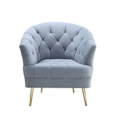 Acme - Bayram Chair LV00208 Light Gray Velvet
