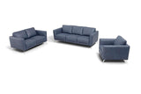 Astonic Loveseat LV00213 Blue Leather | Acme | Home Elegance USA