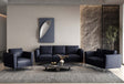 Astonic Chair LV00214 Blue Leather | Acme | Home Elegance USA