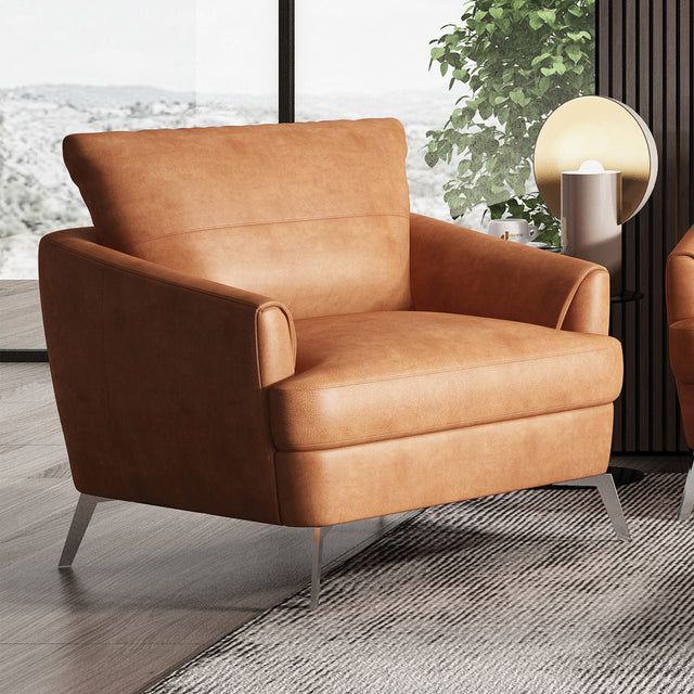 Acme - Safi Chair LV00218 Cappuccino Leather