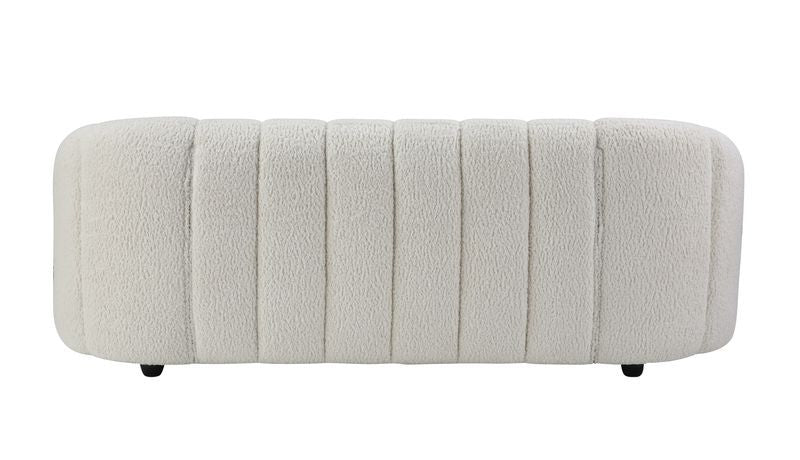 Acme - Osmash Sofa LV00229 White Teddy Sherpa