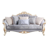 Acme - Galelvith Sofa W/6 Pillows LV00254 Gray Fabric