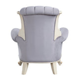Acme - Galelvith Chair W/Pillows LV00256 Gray Fabric