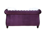 Acme - Thotton Loveseat W/2 Pillows LV00341 Purple Velvet