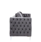 Bovasis Sofa W/5 Pillows LV00368 Gray Velvet | Acme | Home Elegance USA