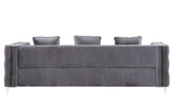 Acme - Bovasis Sofa W/5 Pillows LV00368 Gray Velvet