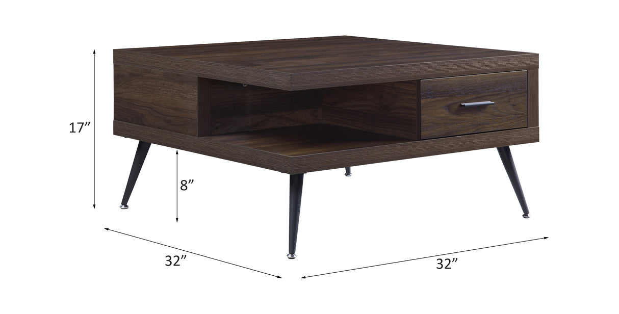 Acme - Harel Coffee Table LV00441 Walnut Finish