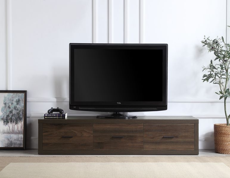 Acme - Harel Tv Stand LV00444 Walnut Finish