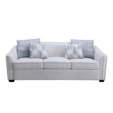 Acme - Mahler II Sofa W/4 Pillows LV00485 Beige Linen