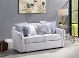 Acme - Mahler II Loveseat W/4 Pillows LV00486 Beige Linen