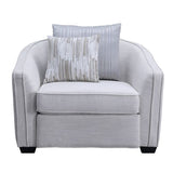 Acme - Mahler II Chair W/2 Pillows LV00487 Beige Linen