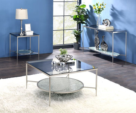 Adelrik Coffee Table LV00574 Glass & Chrome Finish | Acme - LV00574 - Home Elegance USA - 4