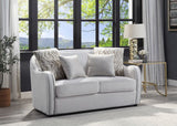 Acme - Mahler Loveseat W/4 Pillows LV00579 Beige Linen