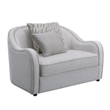 Acme - Mahler Chair W/2 Pillows LV00580 Beige Linen