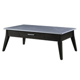 Acme - Zemocryss Coffee Table LV00608 Sintered Stone Top & Dark Brown Finish