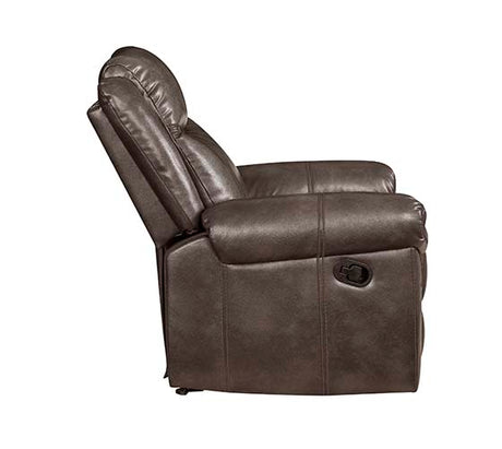 Acme - Lydia Motion Sofa W/USB LV00654 Brown Leather Aire