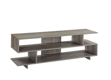 Acme - Abhay Tv Stand LV00794 Grey Oak Finish