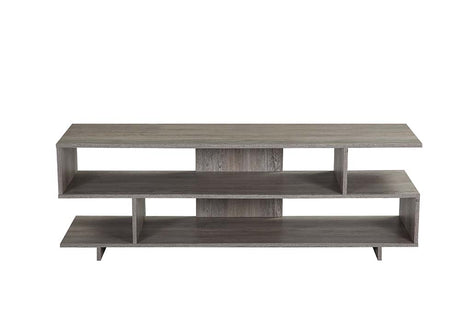 Acme - Abhay Tv Stand LV00794 Grey Oak Finish