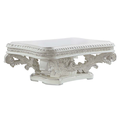 Acme - Vanaheim Coffee Table LV00800 Antique White Finish