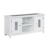 Acme - Elizaveta Tv Stand LV00822 White High Gloss Finish