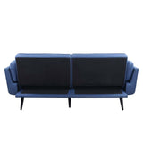 Acme - Nafisa Adjustable Sofa & Ottoman LV00823 Blue Fabric