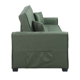 Acme - Octavio Adjustable Sofa W/2 Pillows LV00824 Green Fabric