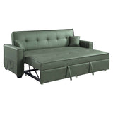 Acme - Octavio Adjustable Sofa W/2 Pillows LV00824 Green Fabric