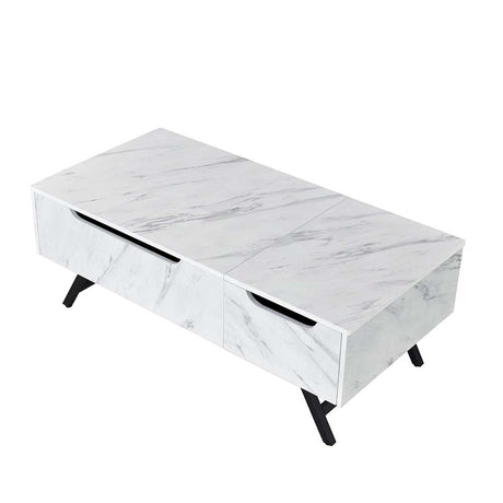 Acme - Throm Coffee Table W/Lift Top LV00830 White Finish