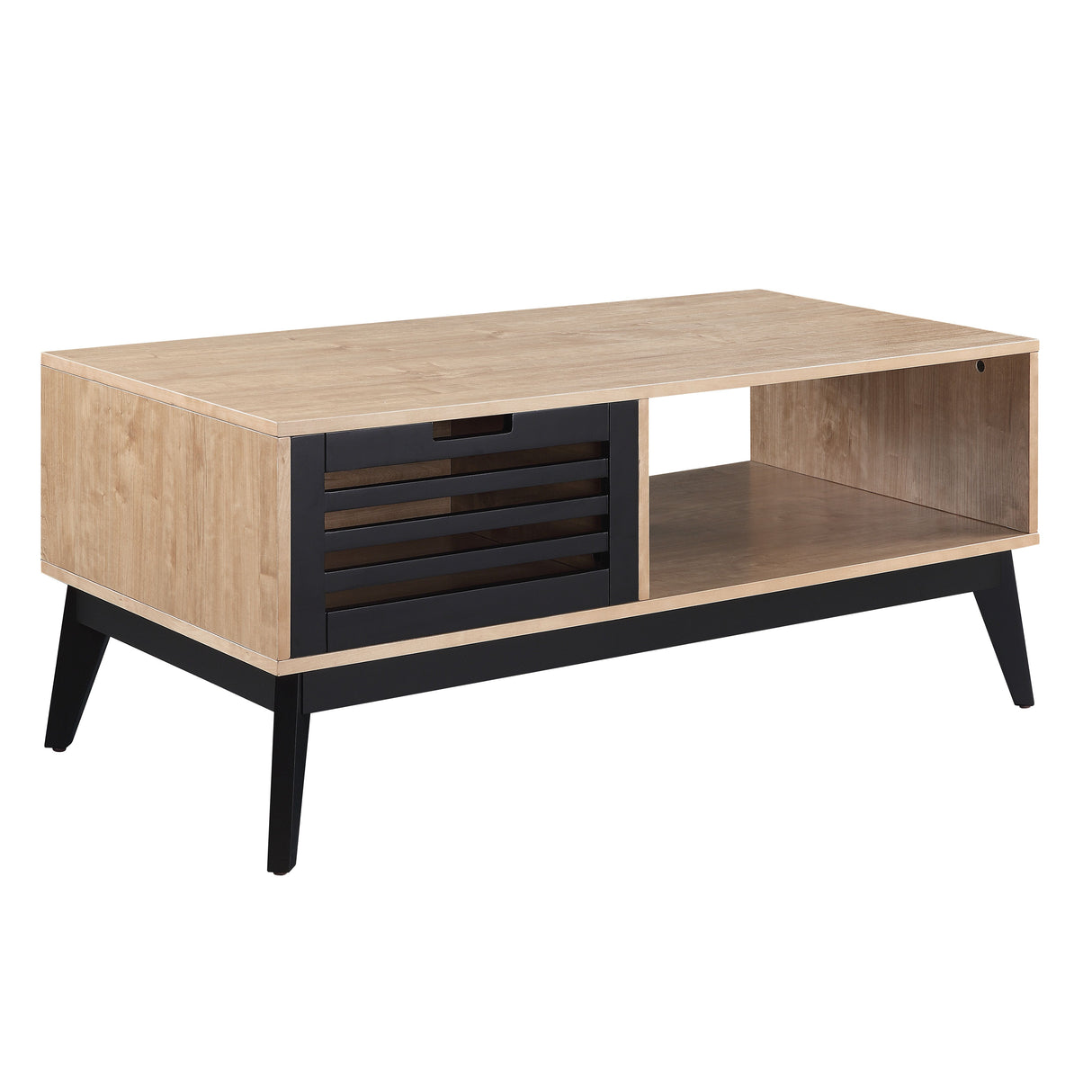 Acme - Gamaliel Coffee Table LV00859 Oak & Espresso Finish