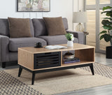 Acme - Gamaliel Coffee Table LV00859 Oak & Espresso Finish